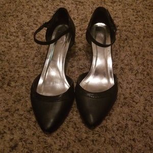 "It's OK" Womens Size 12W Black Low Heels